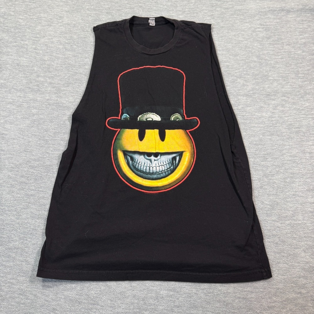 Slash Tank Top Men L Black Graphic‎ 2015 World Tour Rock Band Muscle Tee